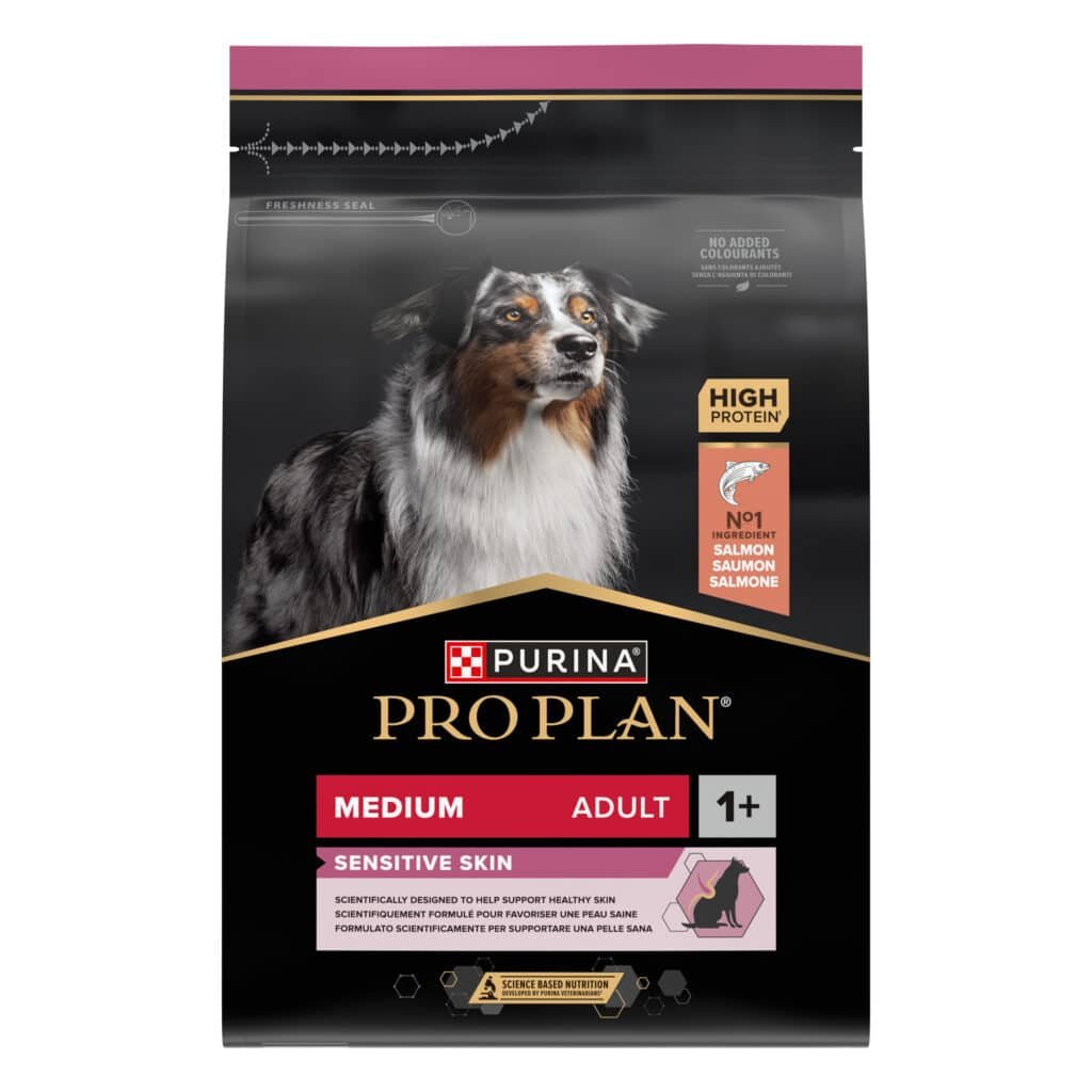 Sac de croquettes Purina Pro Plan Medium Adult Sensitive Skin au saumon