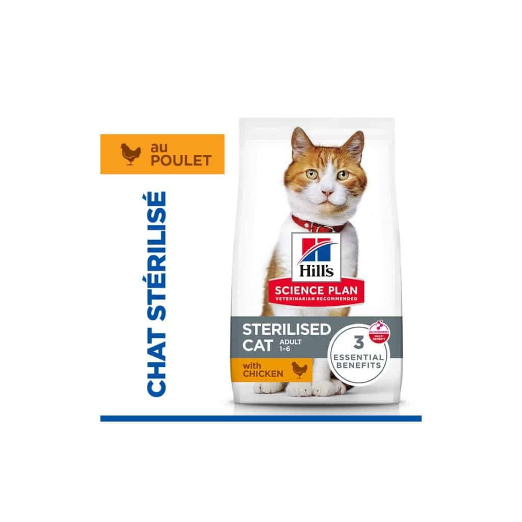 Croquettes Hill's Science Plan Sterilised Cat poulet pour chat