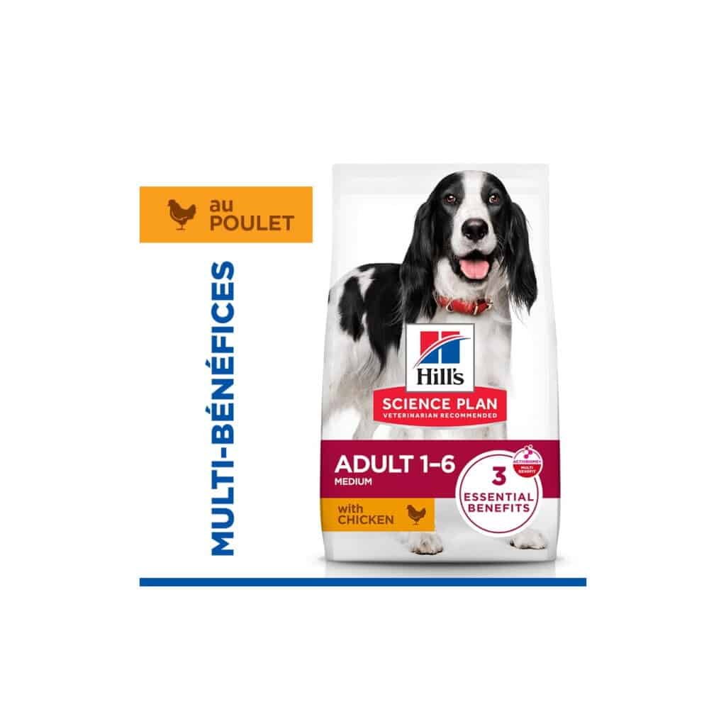 Croquettes Hill's Science Plan Adult Medium poulet pour chien