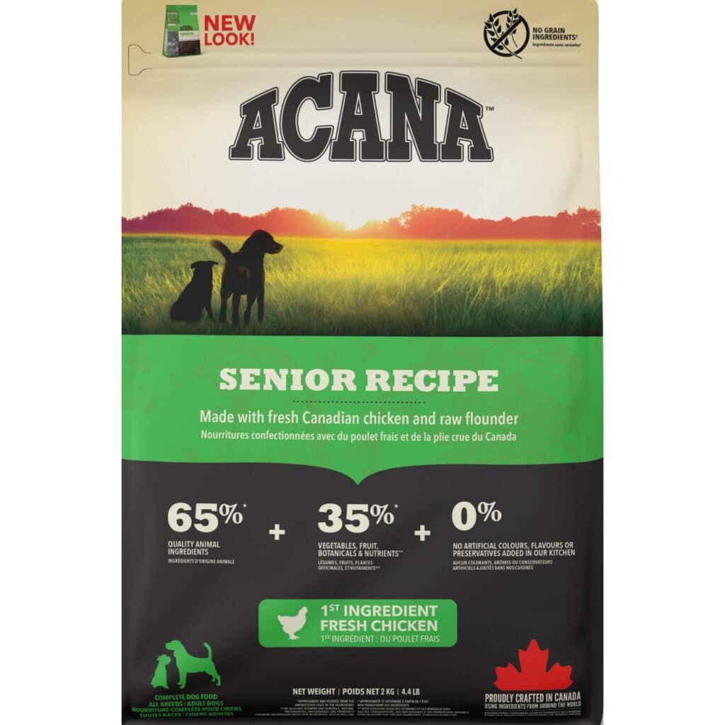 Sac de croquettes Acana Senior Recipe pour chien âgé