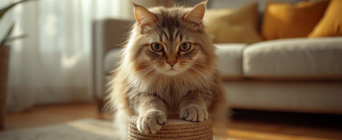 Chat qui griffe les meubles : comprendre et corriger ce comportement