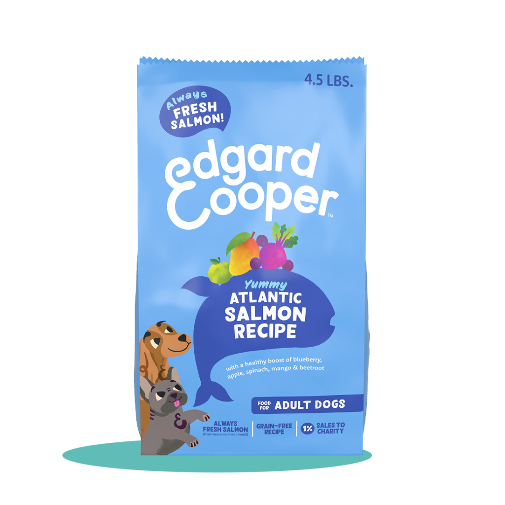 Croquettes Edgard & Cooper au saumon frais pour chien adulte