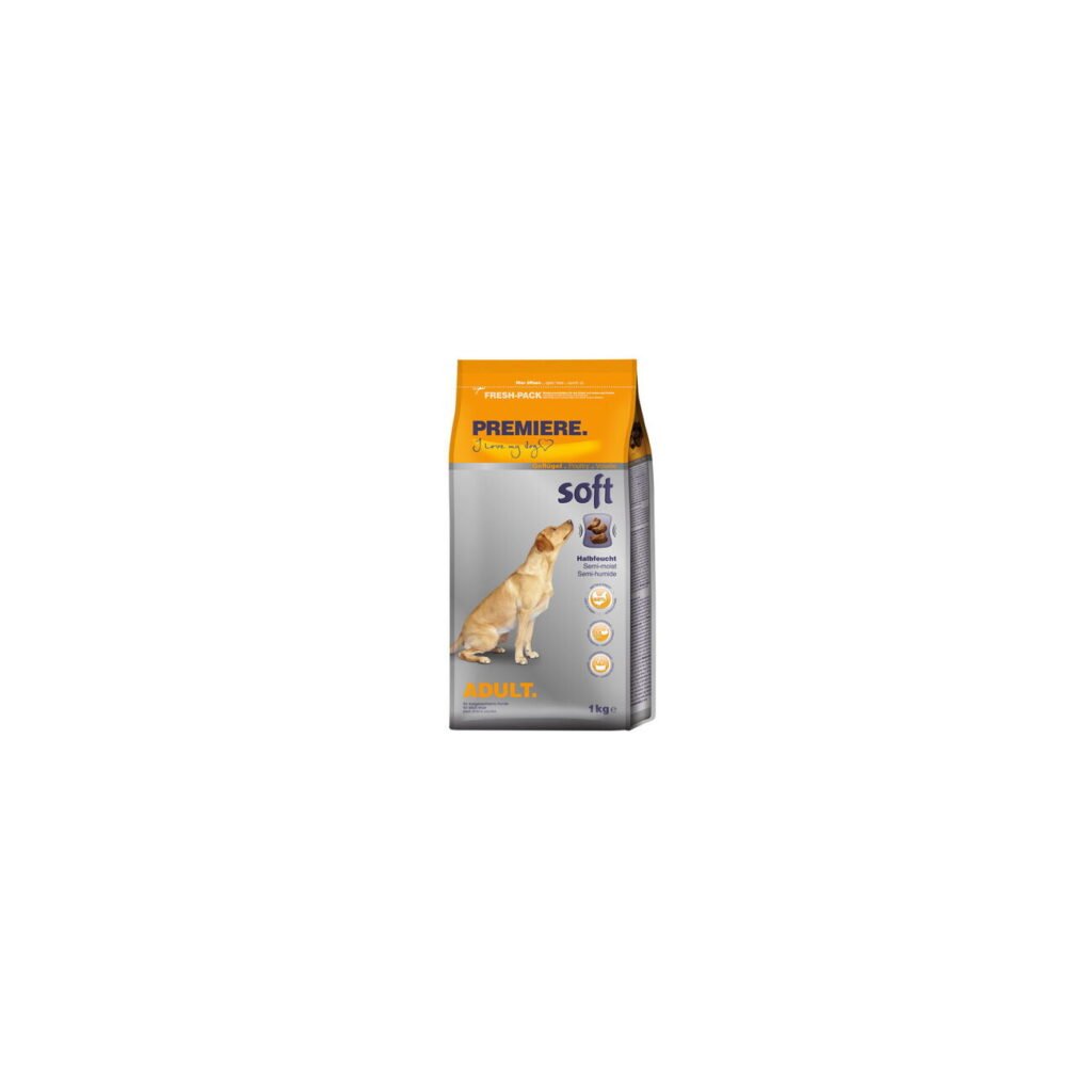 Sachet de croquettes moelleuses Premiere Soft volaille pour chien adulte