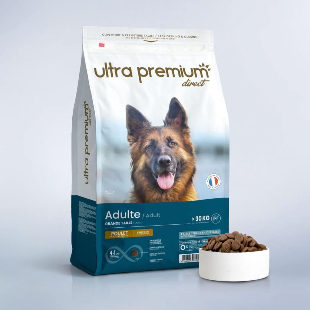 Sac de croquettes Ultra Premium Direct Super Premium pour chien de grande taille au poulet