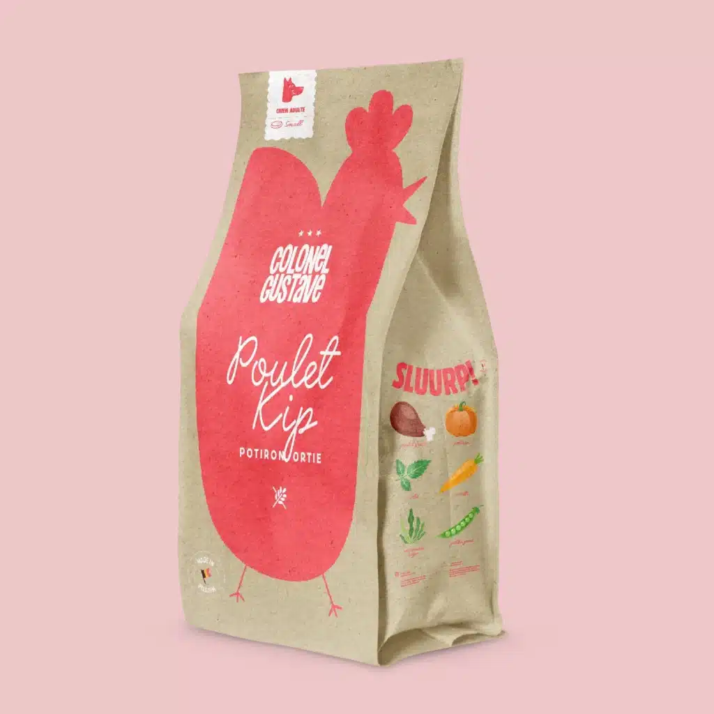 Sac de croquettes Colonel Gustave Petit Chien au poulet frais sans céréales