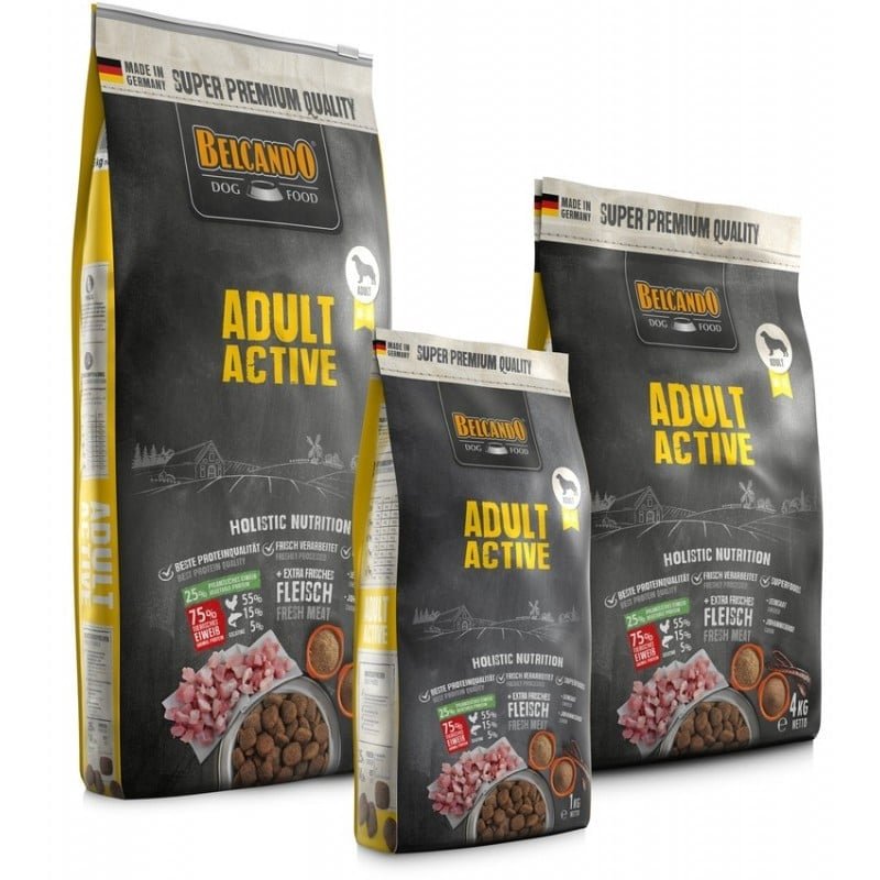 Les trois formats de sac Belcando Adult Active
