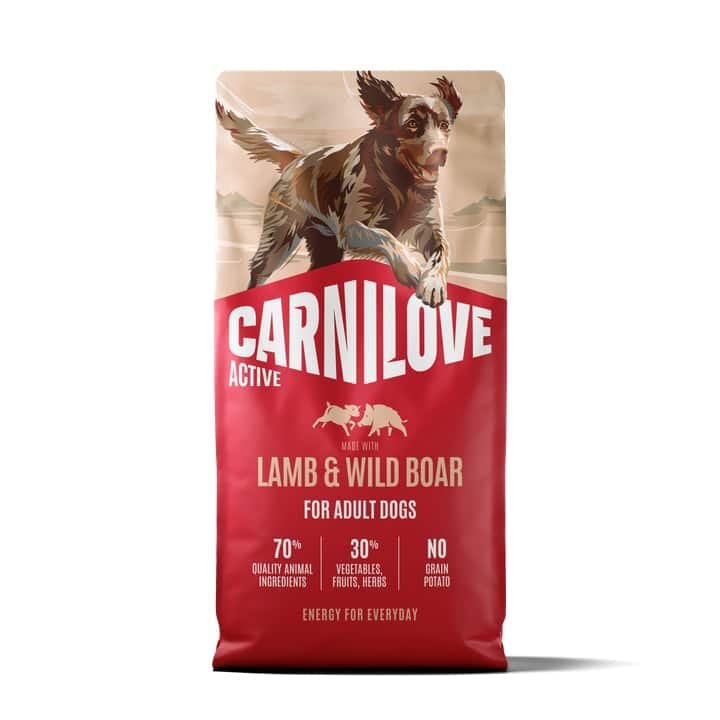 Croquettes Carnilove agneau et sanglier pour chien adulte