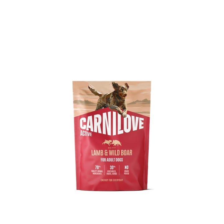 Petit sac de croquettes Carnilove agneau et sanglier pour chien, 1,5 kg
