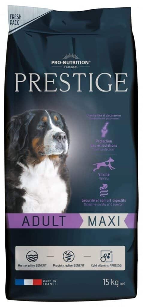 Sac de croquettes Pro-Nutrition Prestige Adult Maxi, ancien emballage