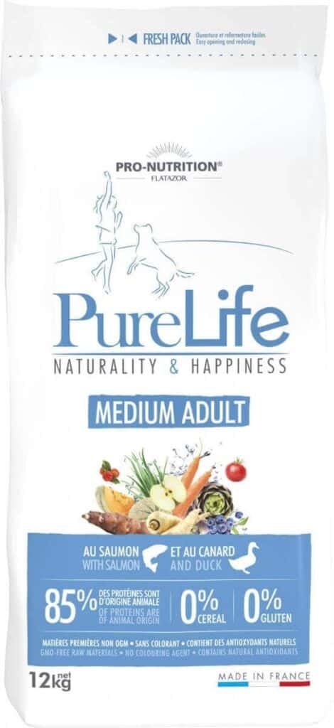 Sac de croquettes Pro-Nutrition Pure Life Medium Adult, ancien emballage