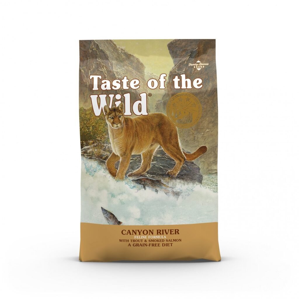 Sac de croquettes Taste of the Wild Canyon River à la truite et au saumon pour chat