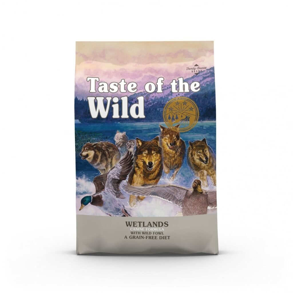 Sac de croquettes Taste of the Wild Wetlands au canard pour chien actif