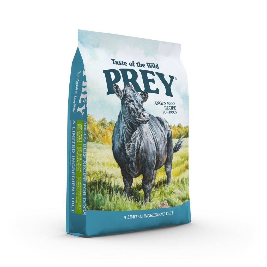 Sac de croquettes Taste of the Wild Prey au bœuf Angus pour chien