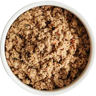 Recette Poisson Elmut au saumon et colin servie en gamelle