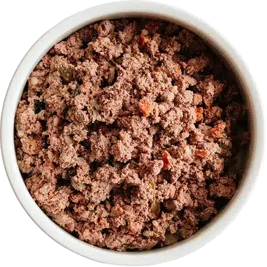 Recette Porc Elmut servie en gamelle