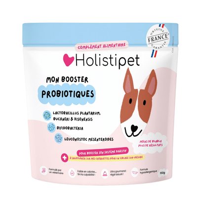 Holistipet booster probiotiques, sachet de 150 g