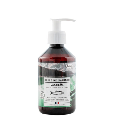 Bubimex huile de saumon, flacon de 250 ml