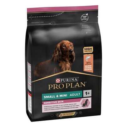 Sac de croquettes Pro Plan Small & Mini Adult Sensitive Skin au saumon