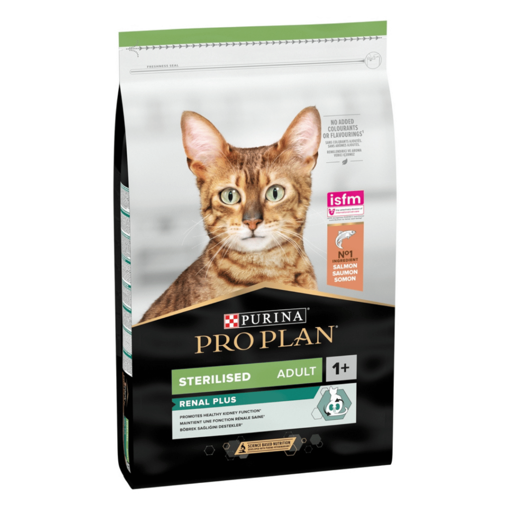Sac de croquettes Pro Plan Sterilised Renal Plus au saumon pour chat stérilisé