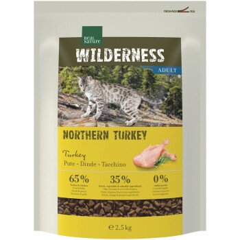 Sac de croquettes Real Nature Wilderness Northern Turkey Ă la dinde pour chat adulte