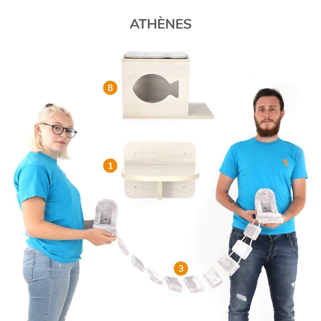 Visuel officiel du kit Athènes Zolia Hooky : modules 1, 3 et 8