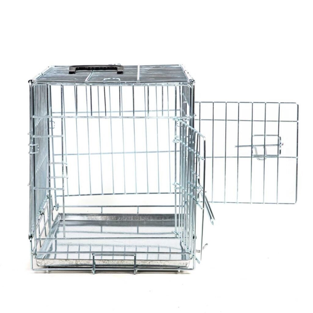 Porte en façade de la cage Zolia Xena ouverte