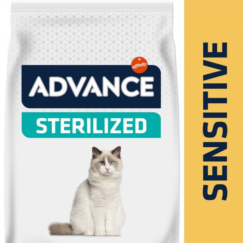 Sac de croquettes Advance Sterilized Sensitive au saumon pour chat