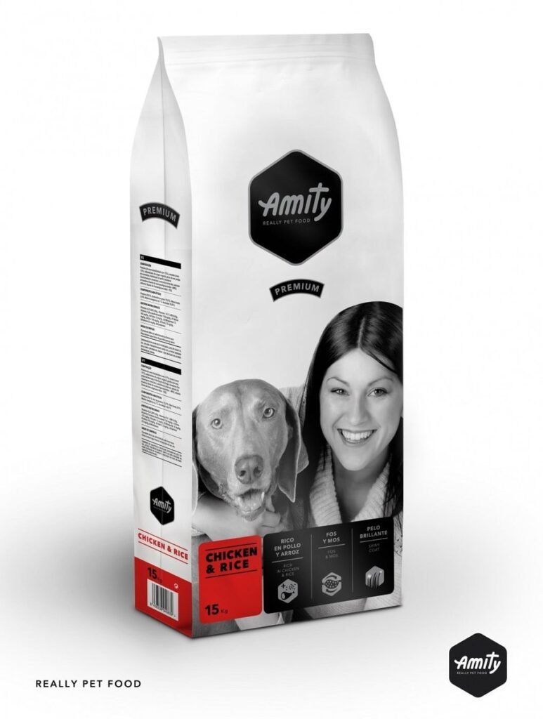 Sac de croquettes Amity Premium Adulte poulet et riz pour chien