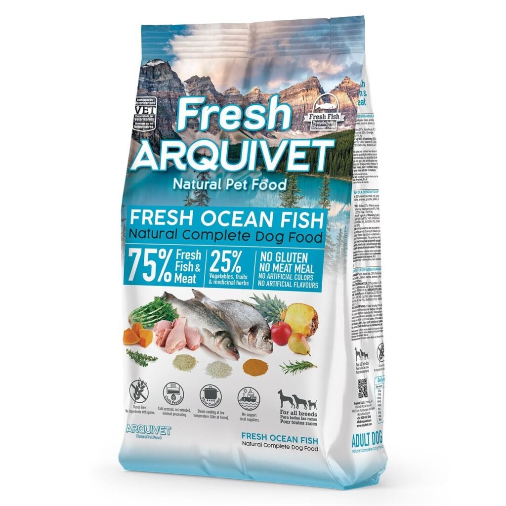 Sac de croquettes semi-humides Arquivet Fresh Ocean Fish pour chien