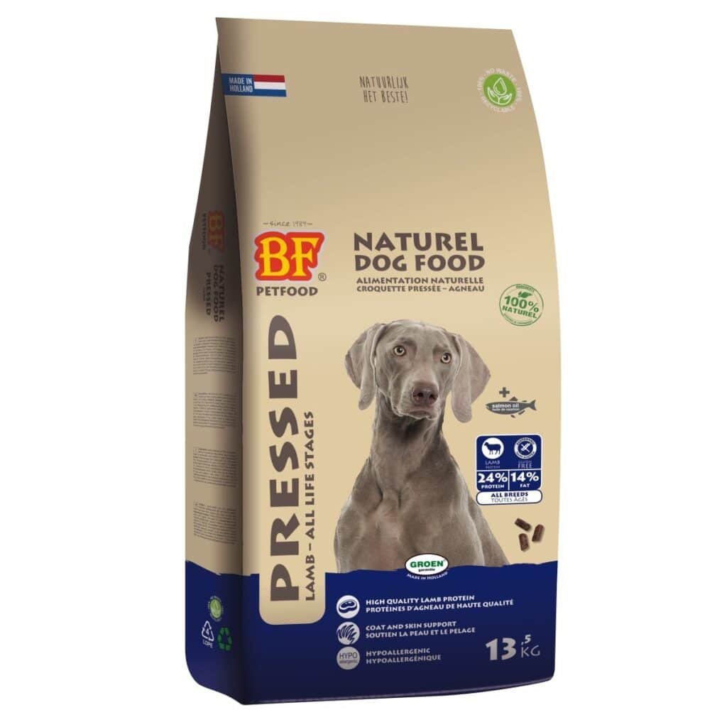 Croquettes Biofood pressées à l'agneau pour chien adulte sensible