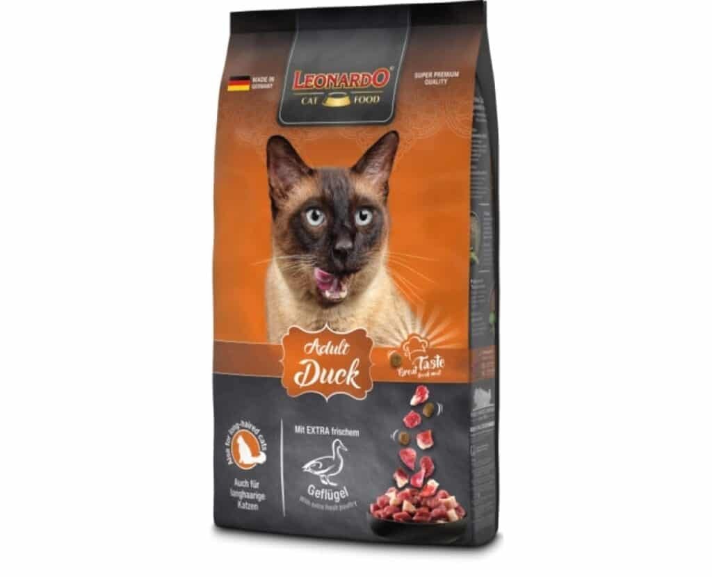 Sac de croquettes Leonardo Adult Duck au canard pour chat