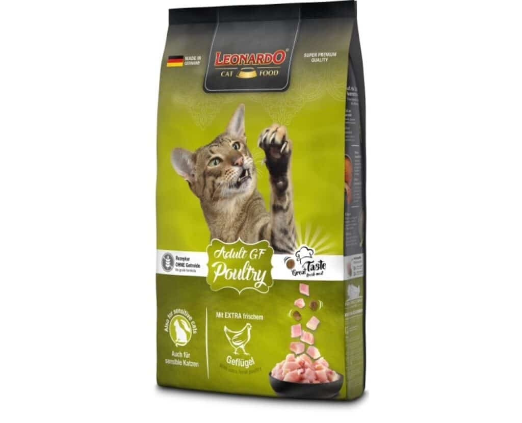 Sac de croquettes Leonardo Adult GF Poultry sans céréales pour chat