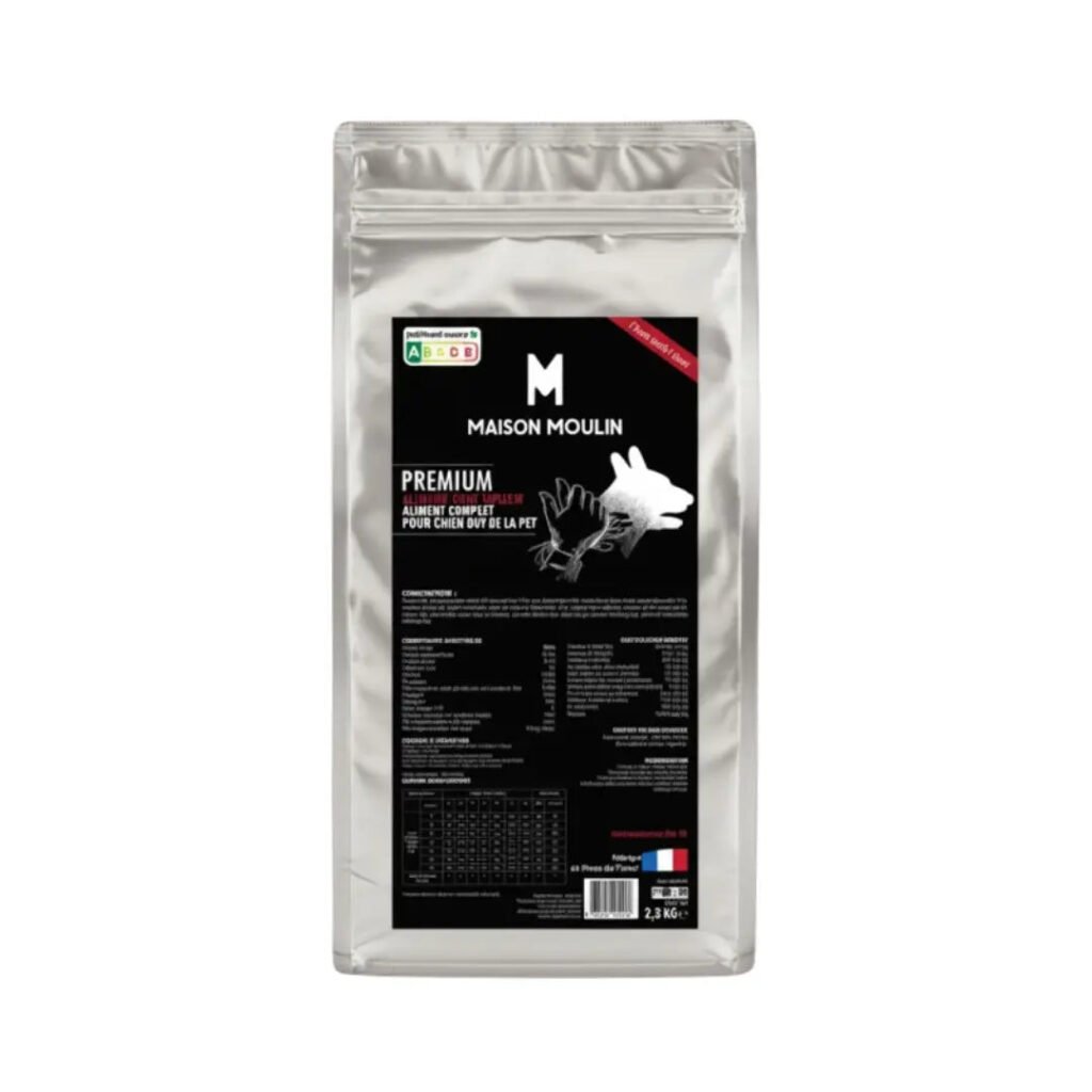 Sac de croquettes Maison Moulin Premium Sans Céréales Chien Actif et Chiot
