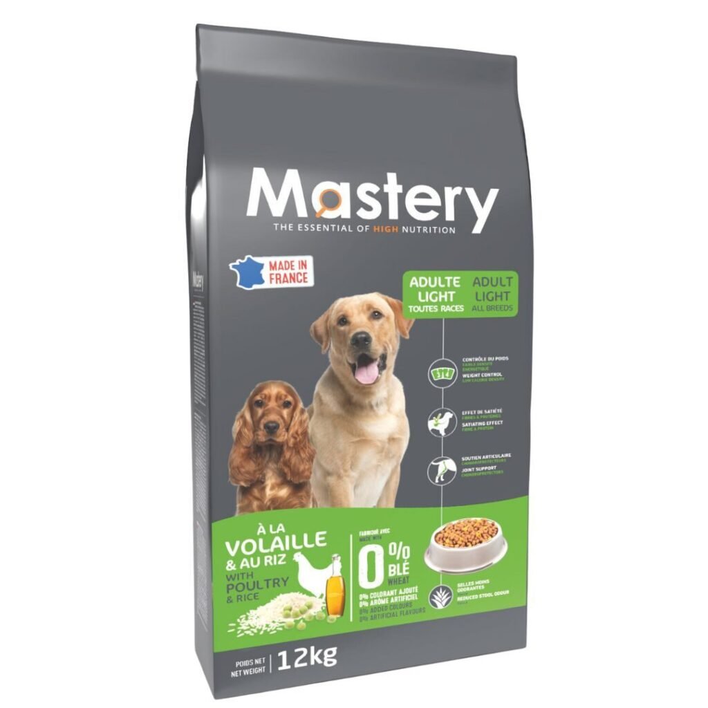 Sac de croquettes Mastery Chien Adulte Light Stérilisé à la volaille