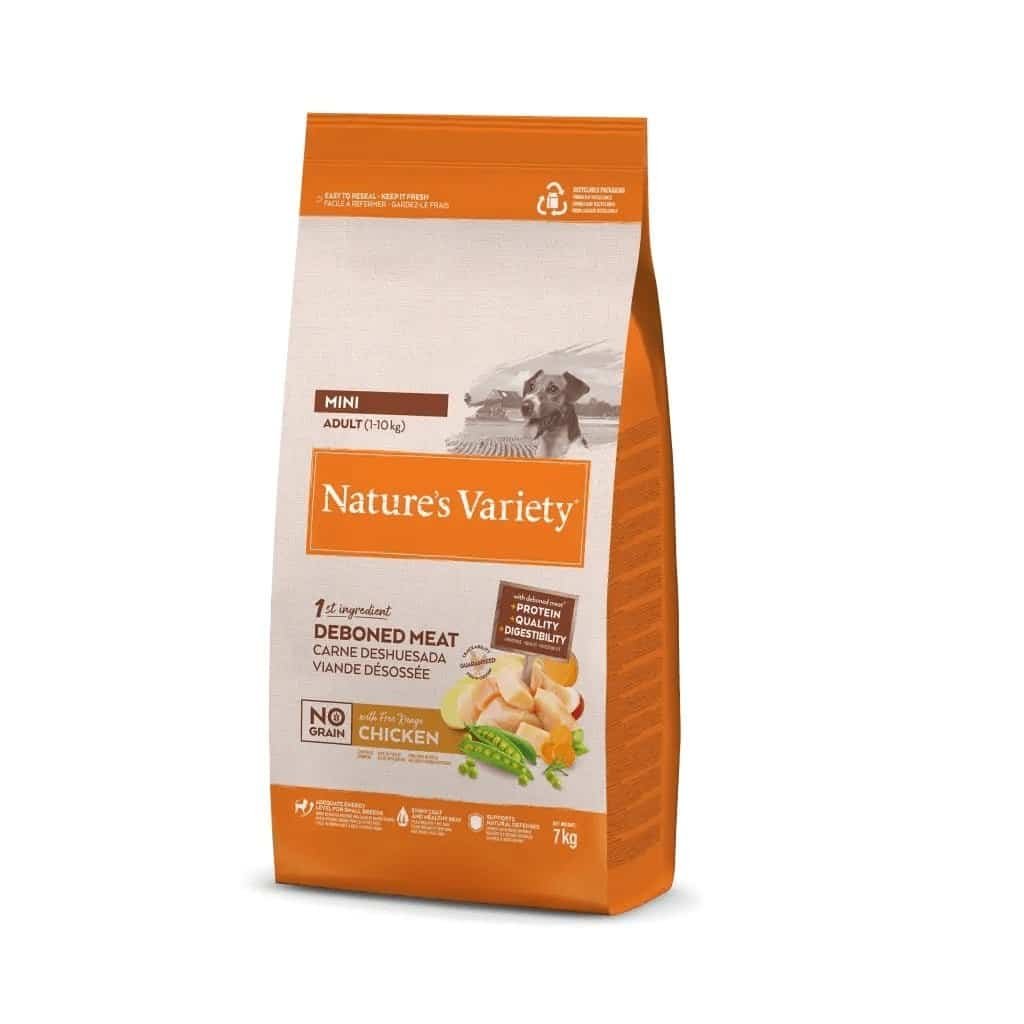 Sac de croquettes Nature's Variety No Grain Mini au poulet pour petit chien