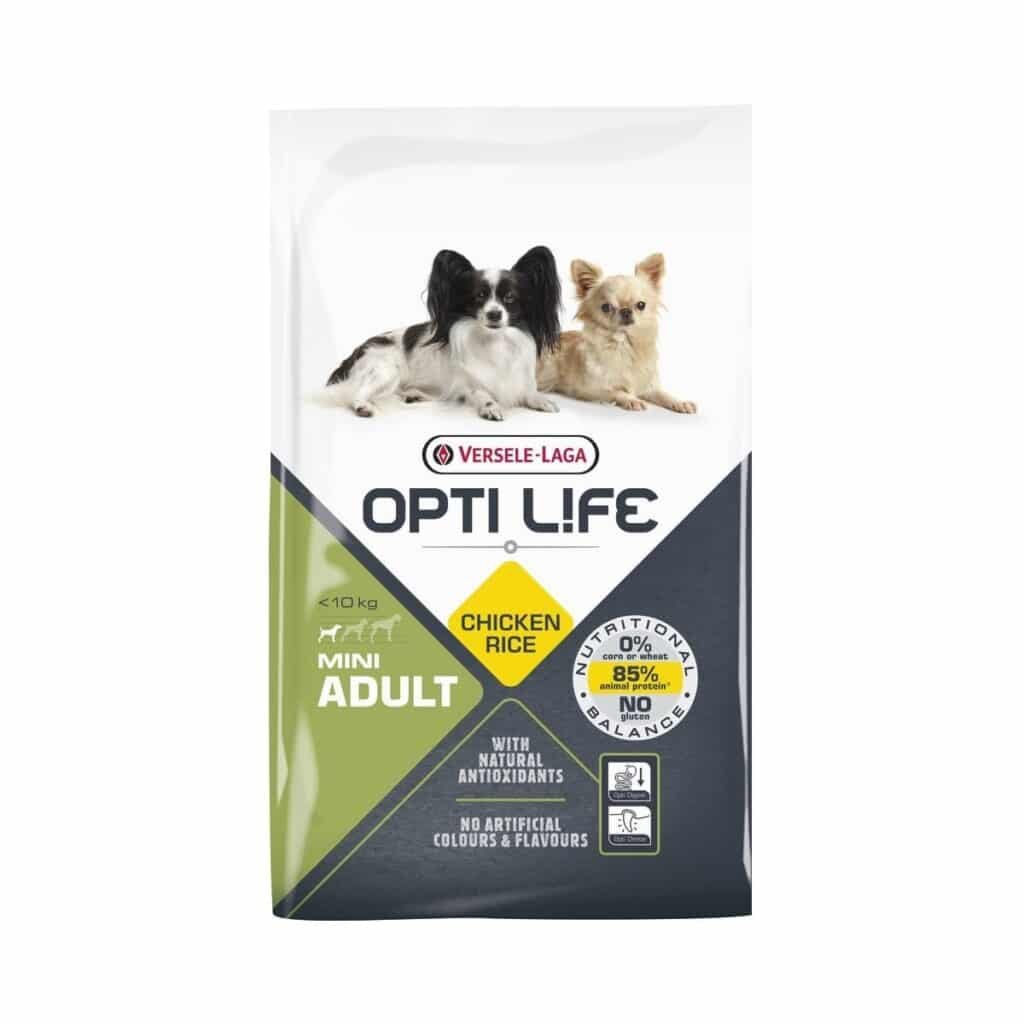 Sac de croquettes Opti Life Adult Mini au poulet pour petit chien