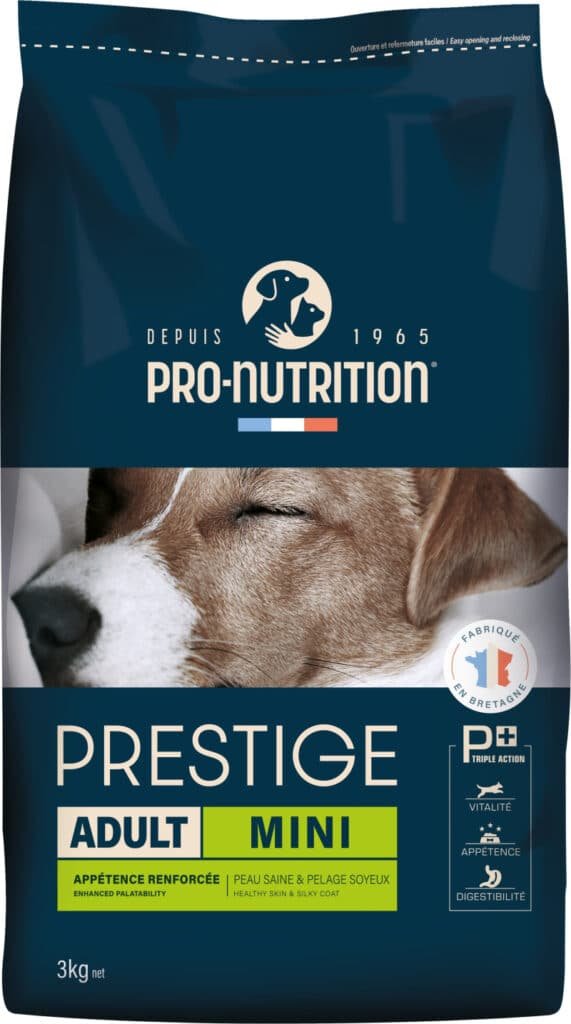 Sac de croquettes Pro-Nutrition Prestige Adult Mini à la volaille pour petit chien