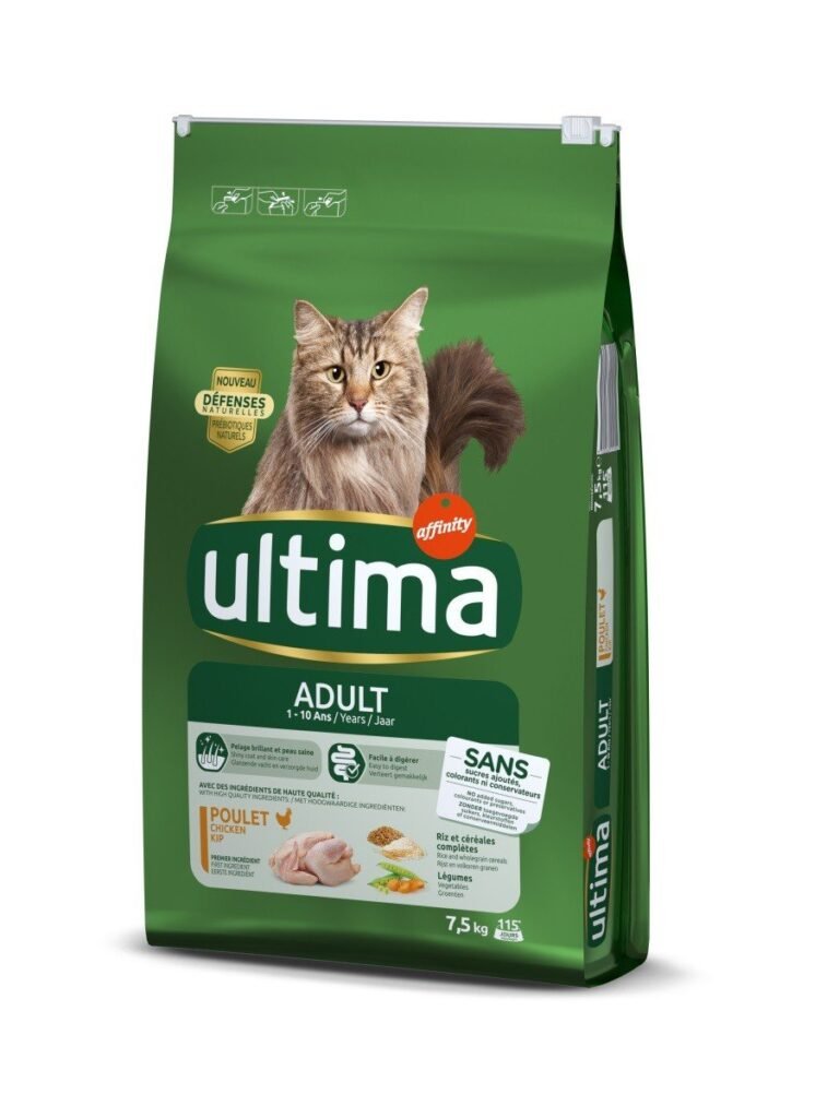 Sac de croquettes Ultima Adult au poulet pour chat