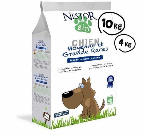 Sac de croquettes Nestor Bio pour chien de moyenne et grande race