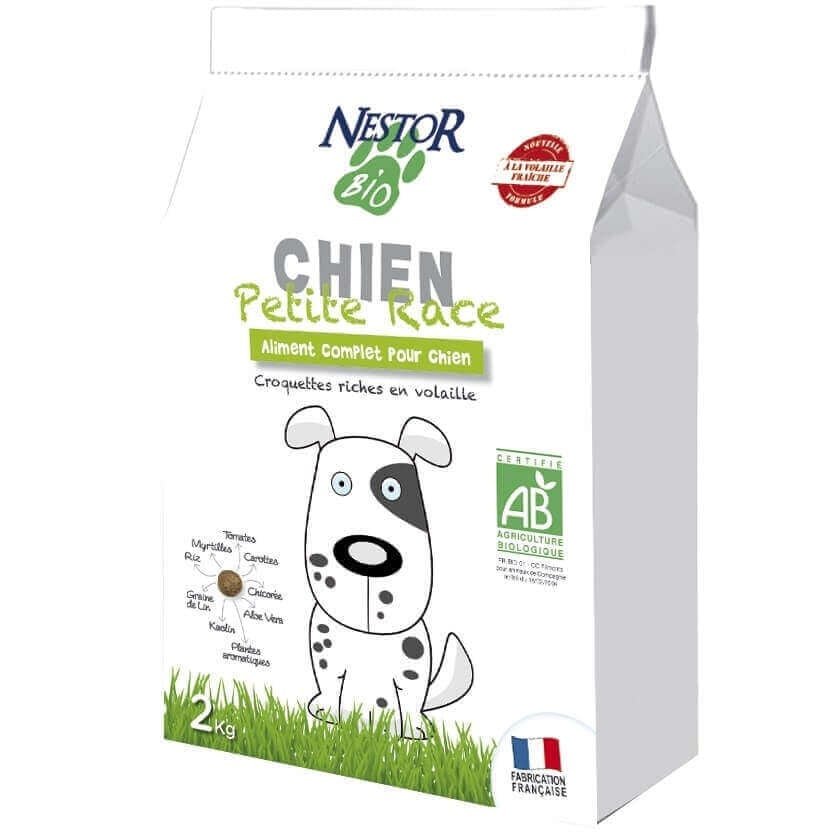 Sac de croquettes Nestor Bio pour chien de petite race