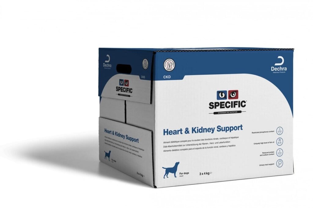 Carton de Specific CKD Heart and Kidney Support en 3 sacs de 4 kg