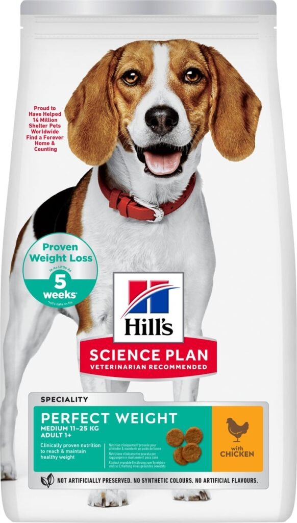 Sac de croquettes Hill's Science Plan Perfect Weight Medium pour chien