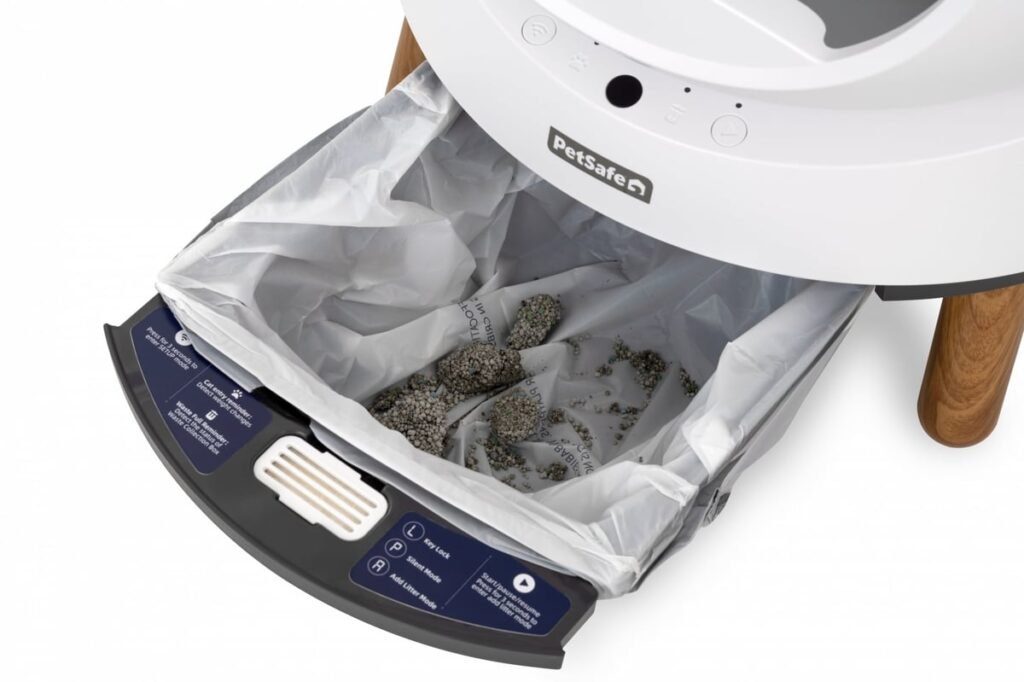 Tiroir à déchets de la litière PetSafe SmartSpin garni d'un sac