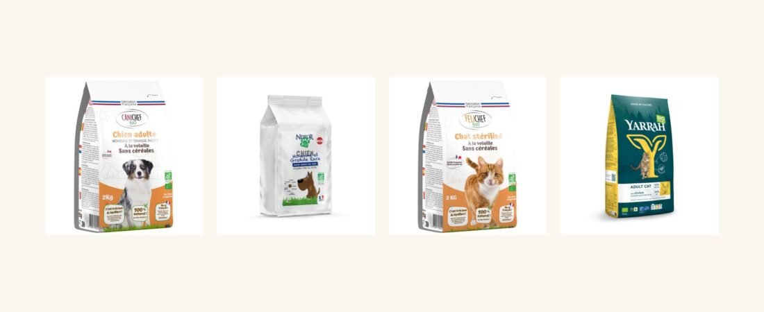 Croquettes bio pour chien et chat : mon comparatif honnête